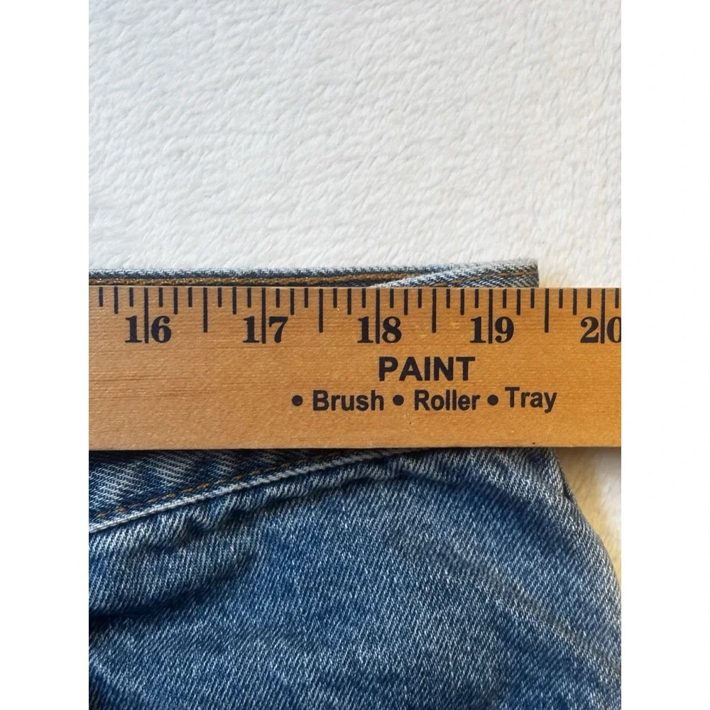 Levi's 505 Regular Fit Jeans Mens 40x32 Blue‎ Flex Denim Workwear Hemmed